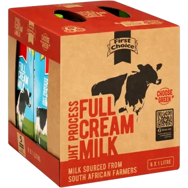 Fresh Choice Long Life Milk 6x1L