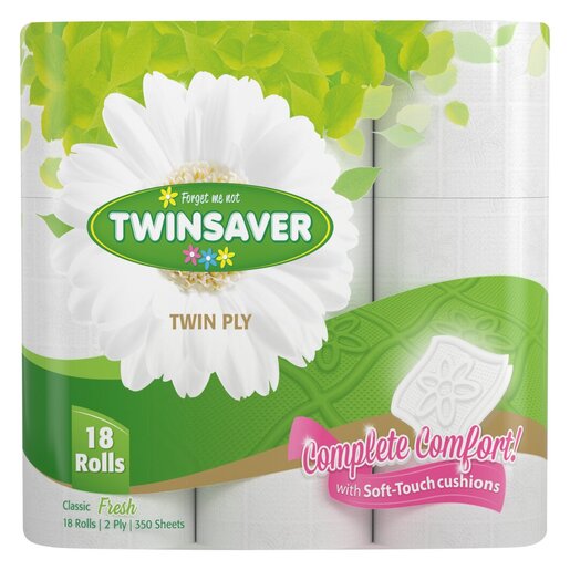 Twinsaver Toilet Paper 18s